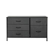 Levede Storage Cabinet Tower Chest Dark Grey-2006733272687710209