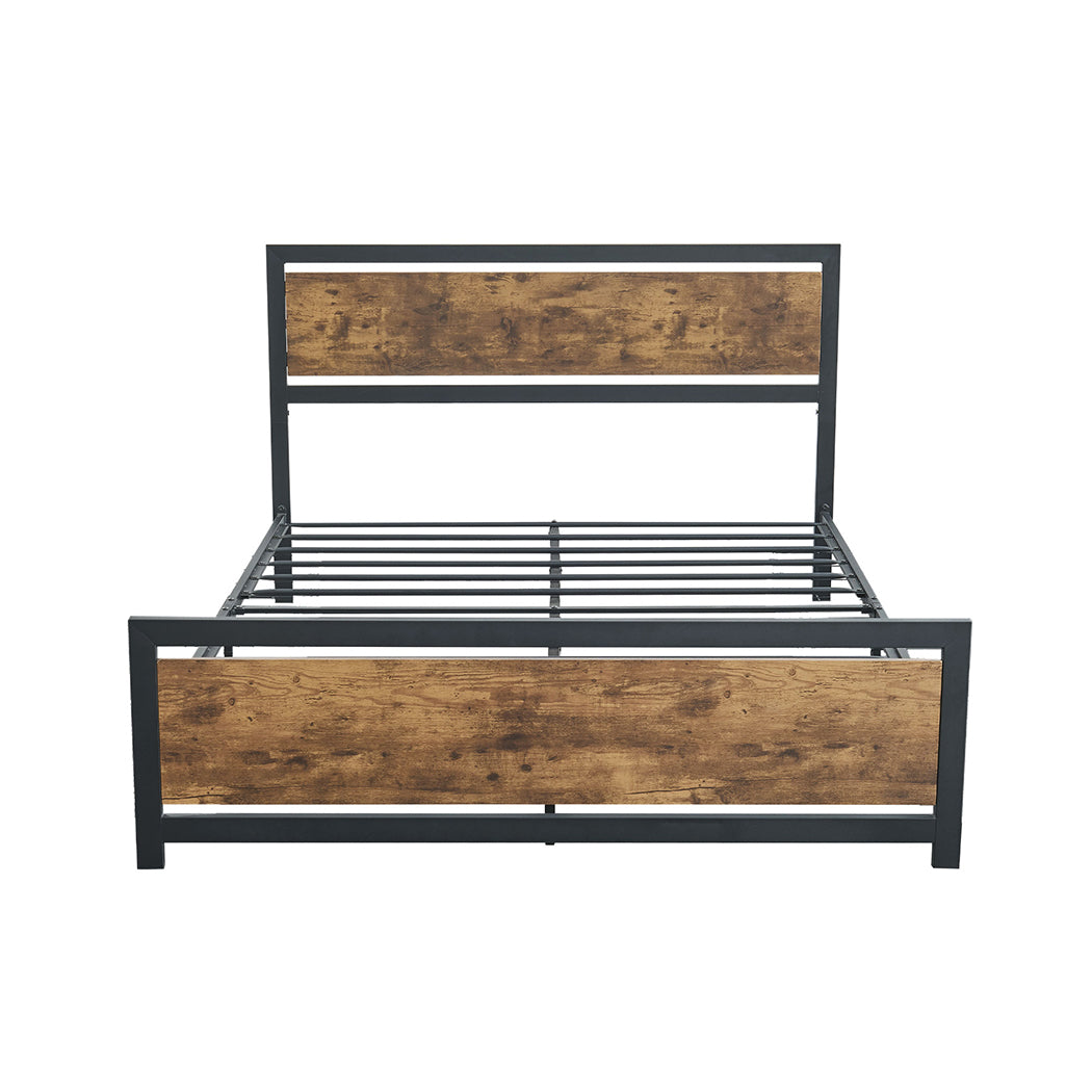 Levede Metal Bed Frame Mattress Base Queen-2006733225300463617