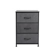 Levede Storage Cabinet Tower Chest Dark Grey-2006733263565099009