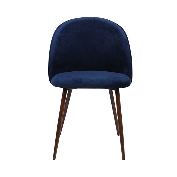 Levede 8x Dining Chairs Seat French Navy-2006732722332110849