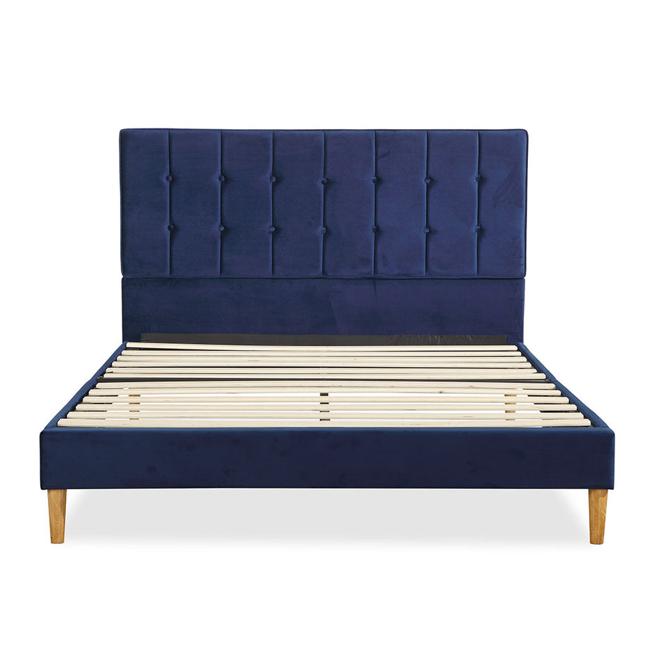 Levede Bed Frame Queen Size Mattress Blue-2006733223769542657
