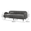 Levede Cloud Sofa 3 Seater Sherpa Fleece Beige-2006732843522330626