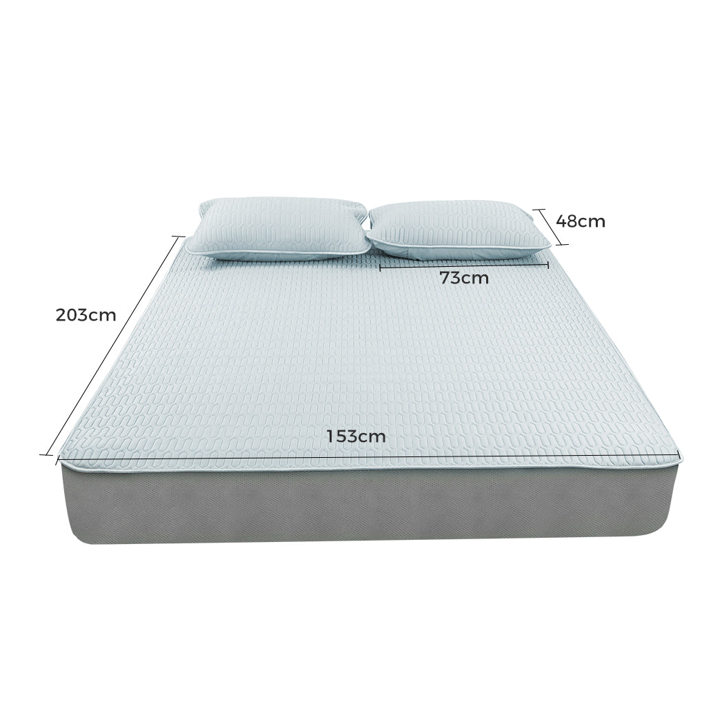 DreamZ Latex Cooling Bed Sheet Set Fitted 3PCS Queen-2006733219512324098