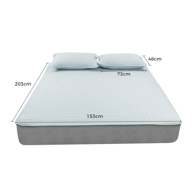 DreamZ Latex Cooling Bed Sheet Set Fitted 3PCS Queen-2006733219512324098