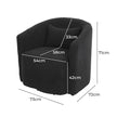 Levede Fleece Rocking Chair-2018816921633427458