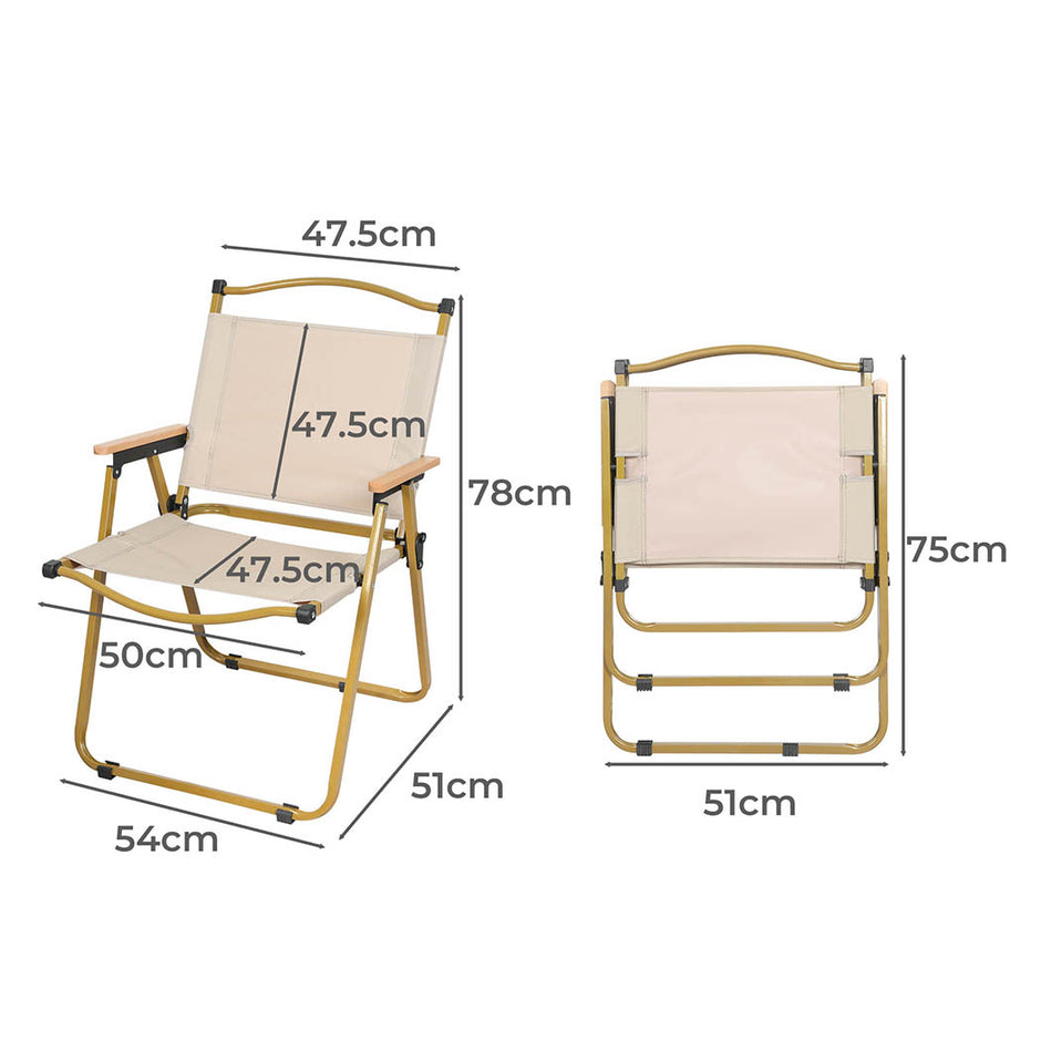 Levede Camping Chair Folding Outdoor-2006733113404821506
