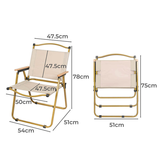 Levede Camping Chair Folding Outdoor-2006733113404821506