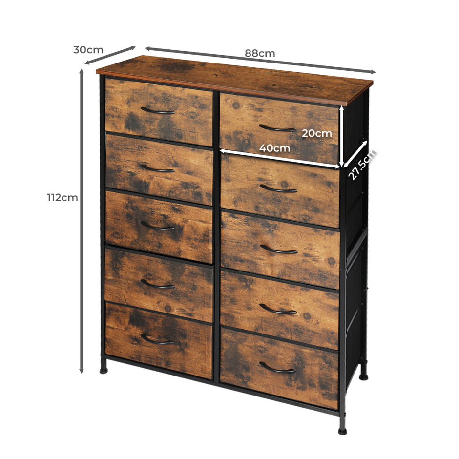 Levede Storage Cabinet Tower Chest King Single-2006733272880648194