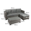 Levede 5pcs Outdoor Sofa Set Patio Furniture-2018816929703268354