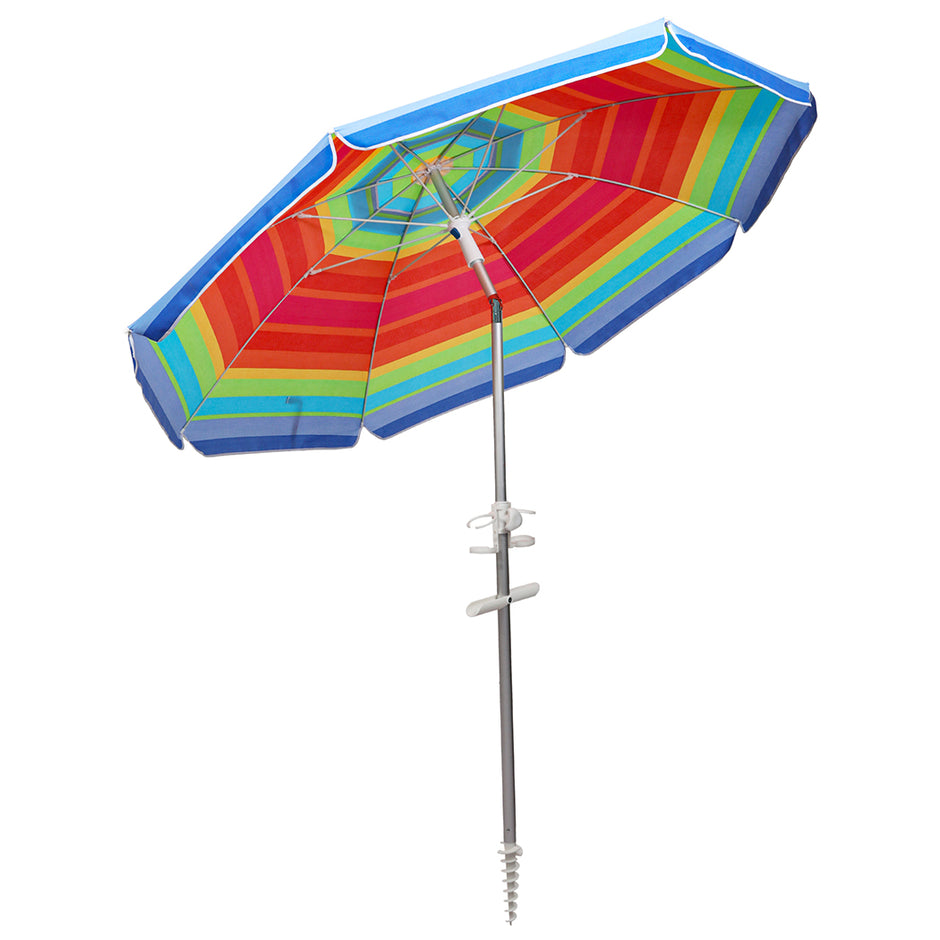 Mountview 2M Outdoor Beach Umbrellas Sand Colorful-2006732891937181697
