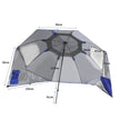 Mountview Beach Umbrella Outdoor Umbrellas Blue 2.33M-2018816736329076738