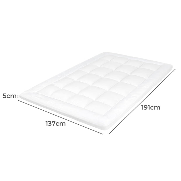 Dreamz Mattress Topper Pillowtop Cover Bed Protector Double-2018816782344785922