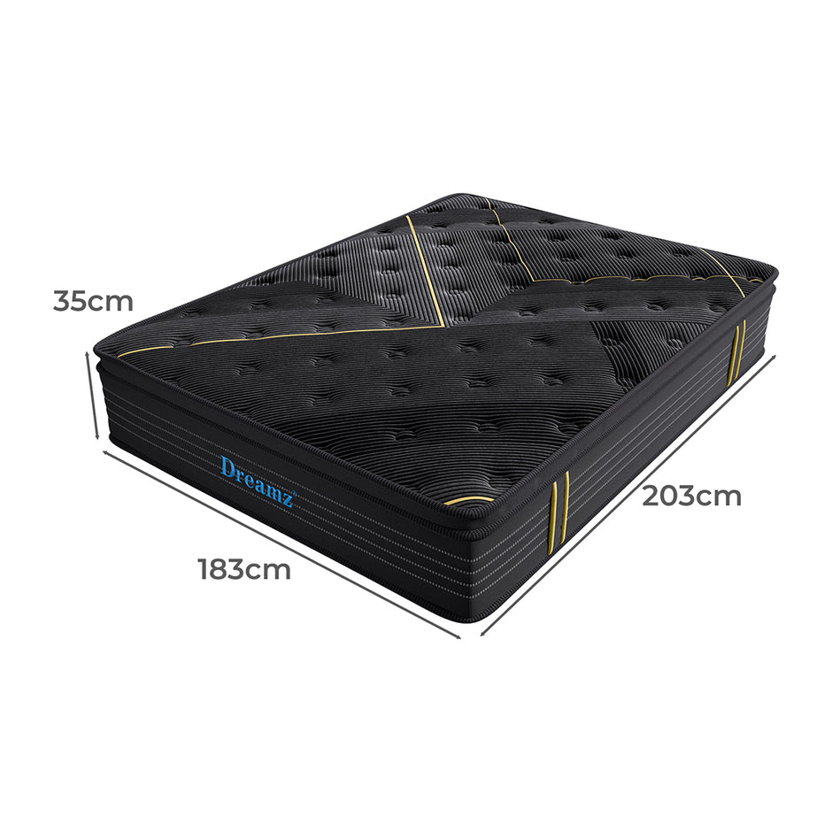 Dreamz Spring Mattress Bamboo Euro Top King-2006733093628678146