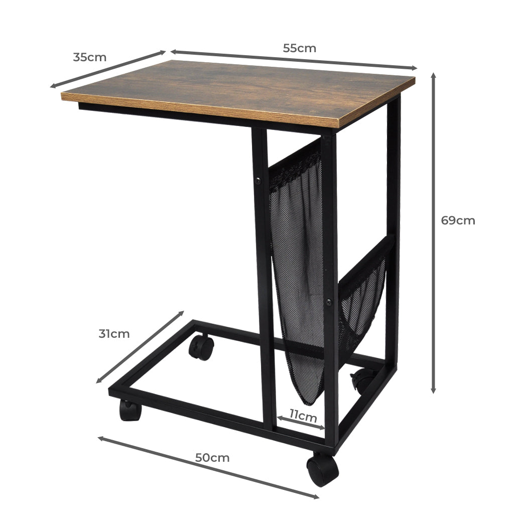 Levede Side Table Mobile Coffee Tables-2006733102445105154