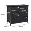 Levede Chest of 5 Drawers Storage Cabinet-2006733276332560386