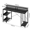 Levede Gaming Desk Computer Table Monitor Shelf 140cm-2011971108202483714