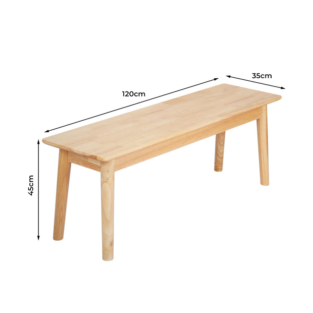 Levede 1XDining Chairs Bench Chair Seat Nature-2006733265502867458