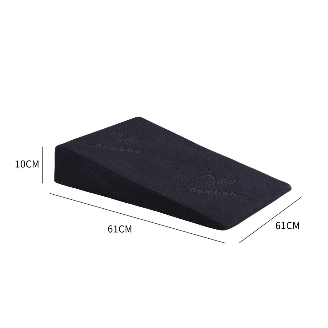 2x Cool Gel Memory Foam Bed Wedge Pillow-2018816764657405954