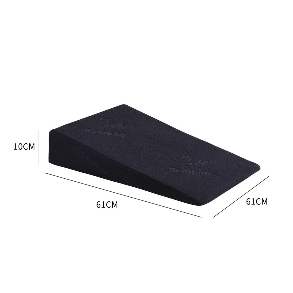 2x Cool Gel Memory Foam Bed Wedge Pillow-2018816764657405954