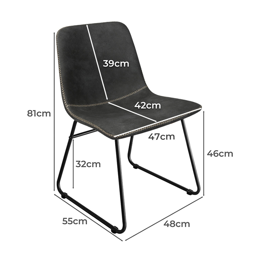 Levede 4x Dining Chairs Kitchen Table-2006732732427800578