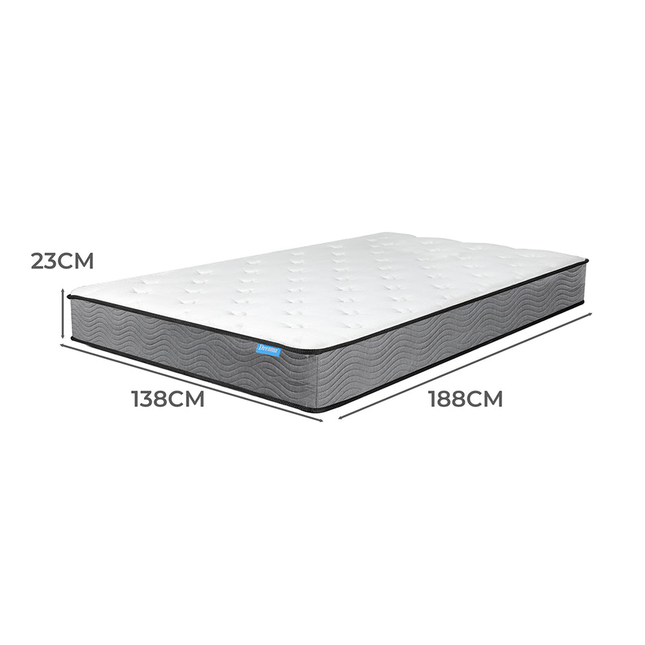 Dreamz Spring Mattress Pocket Bed Top Double-2006733091544109058