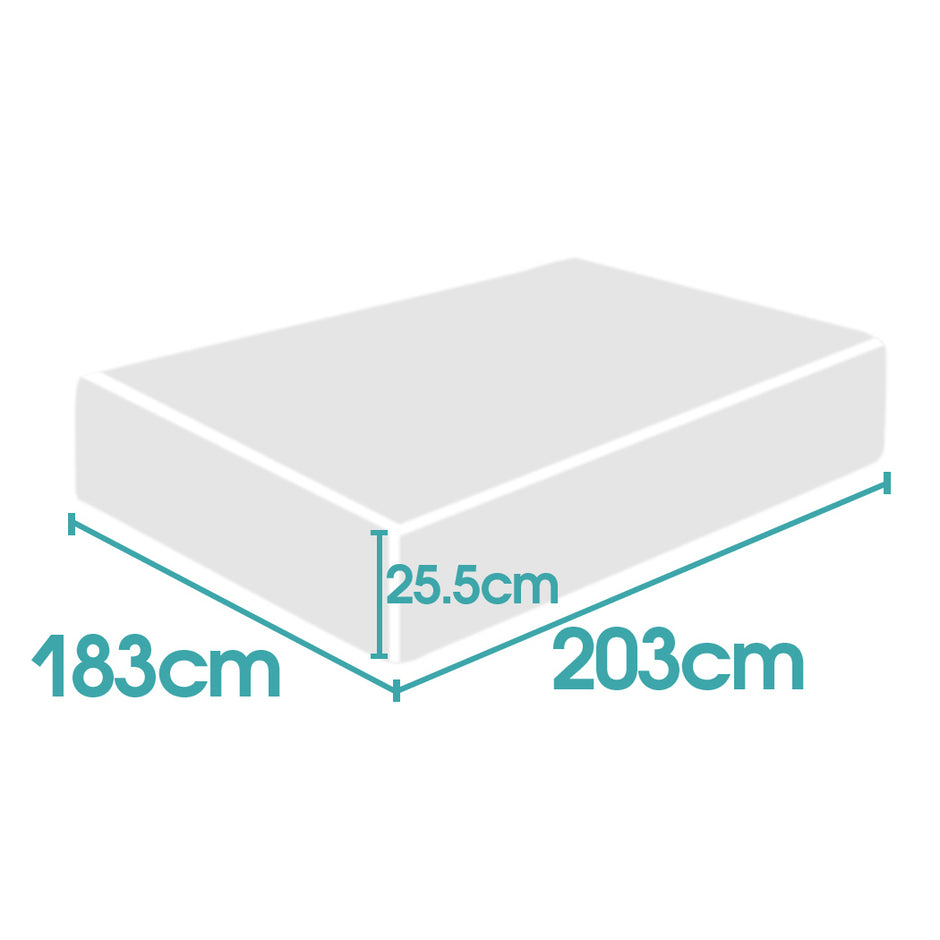 DreamZ Memory Foam Mattress Topper 25cm-2018816932563783682