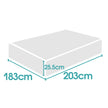DreamZ Memory Foam Mattress Topper 25cm-2018816932563783682
