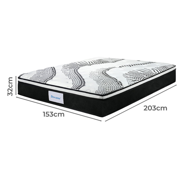 Dreamz 7 Zone Pocket Spring Mattress Medium Firm Queen-2006733415172411394