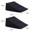 Cool Gel Memory Foam Bed Wedge Pillow Black 25+30-2006733150167896066
