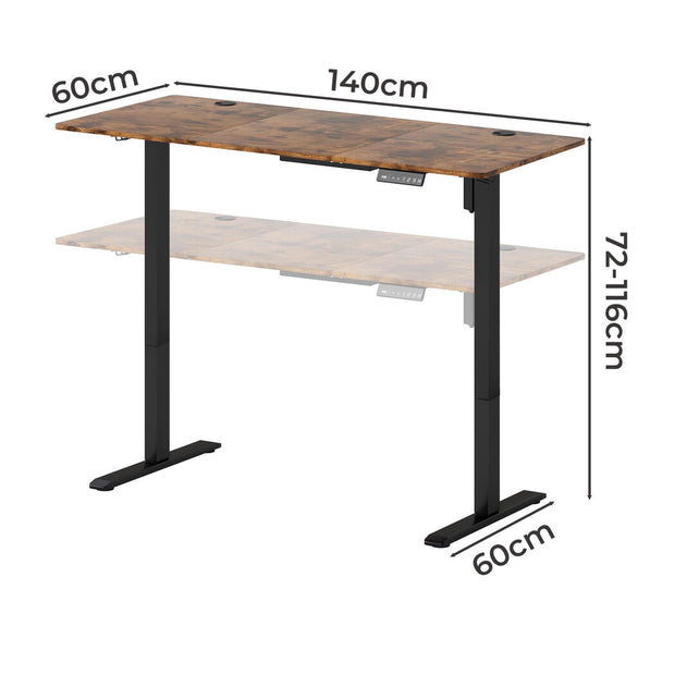 Levede Electric Standing Desk Height Adjustable 140cm-2006733411502395394