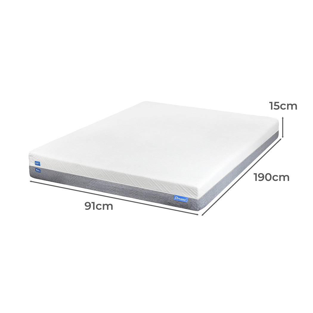 Dreamz Single Mattress Gel Memory Foam-2018816831820795906