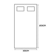 Dreamz Bamboo Pillowtop Mattress Topper Queen-2018816779798843394