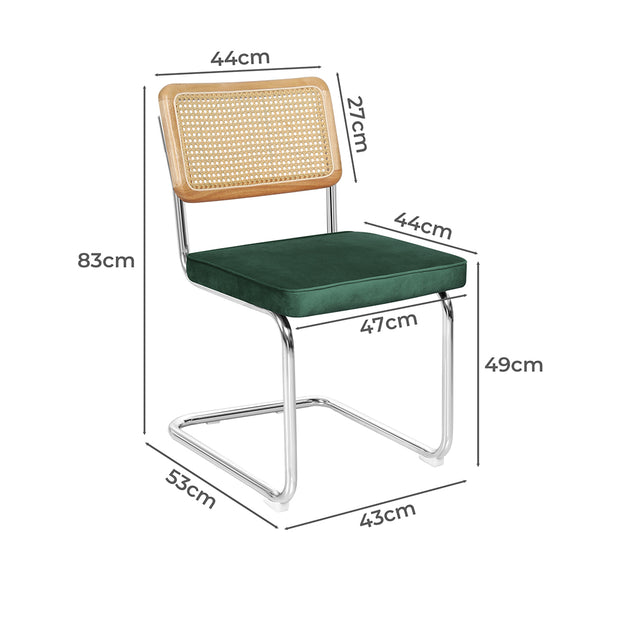 Levede 6xRattan Chair Dining Chairs-2006732731538608130