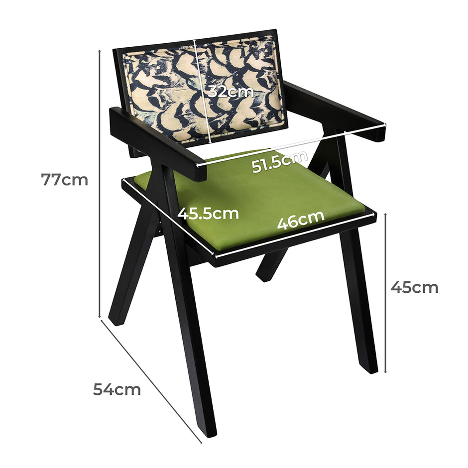 Levede 1X Dining Chair Retro Backrest Chair-2006732902380998658