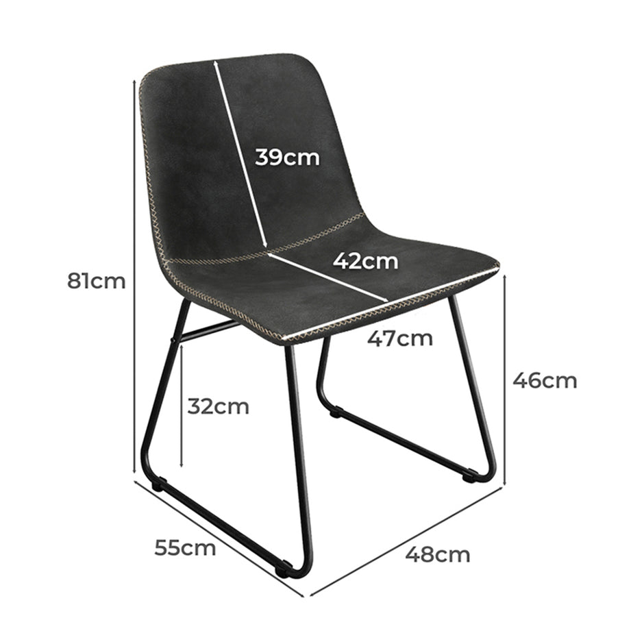 Levede 6x Dining Chairs Kitchen Table-2006732732603961346