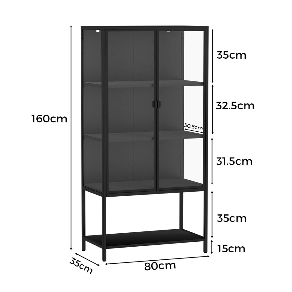 Stacked Glass Display Cabinet Collections Storage-2018816909776130050