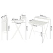 Levede Foldable Computer Desk Office Study Desk White-2011971108894543874