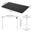 Levede Motorised Standing Desk Adjustable 140cm Black 1000x 1MM-2018816934543495170