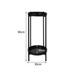Levede 2 Tier Plant Stand Outdoor Indoor Black Large-2018816746772893698