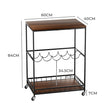 Levede Wooden Bar Cart Drinks Trolley 3 Tire-2018816826137513986