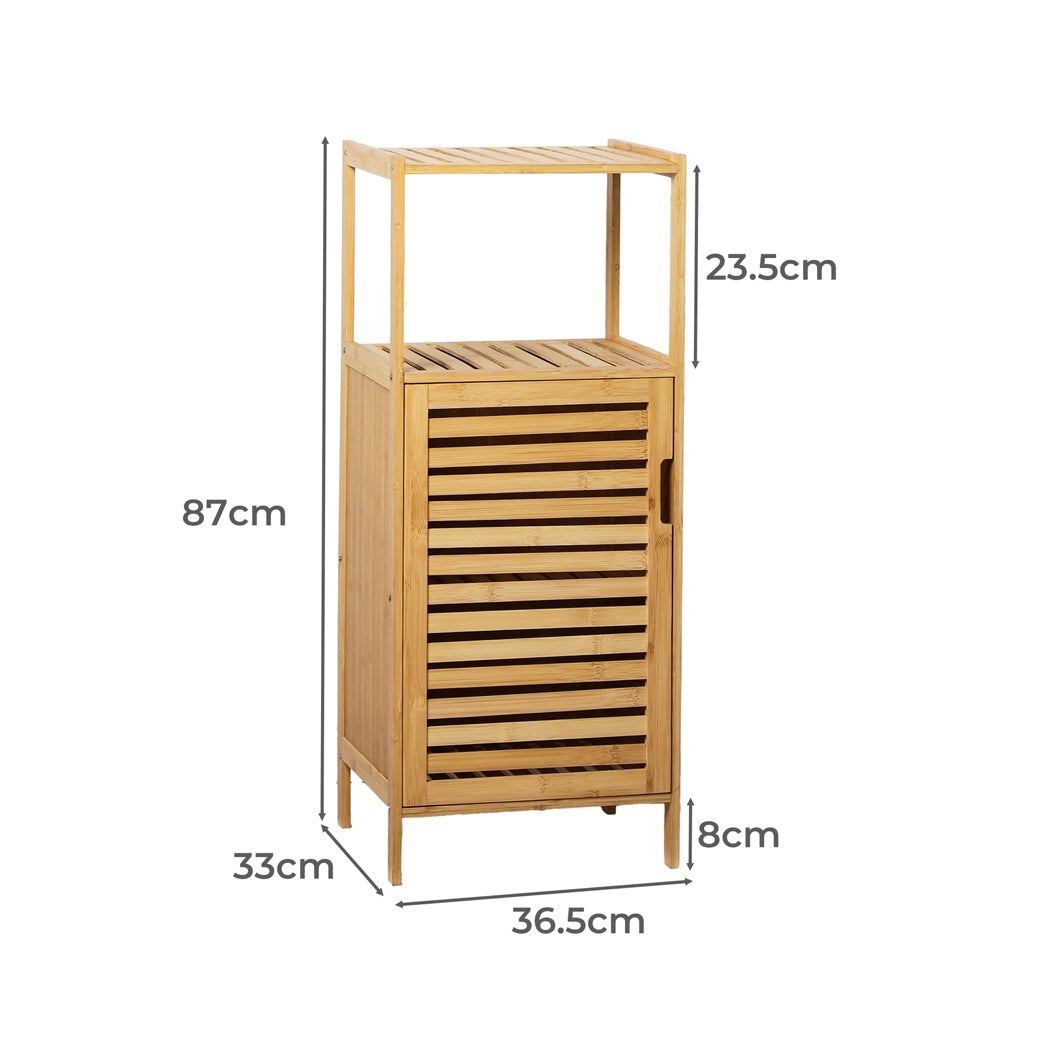 Levede  Bathroom Bamboo Storage Cabinet Natural-2006732840821198850