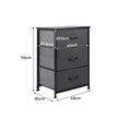 Levede Storage Cabinet Tower Chest Dark Grey-2006733263565099010