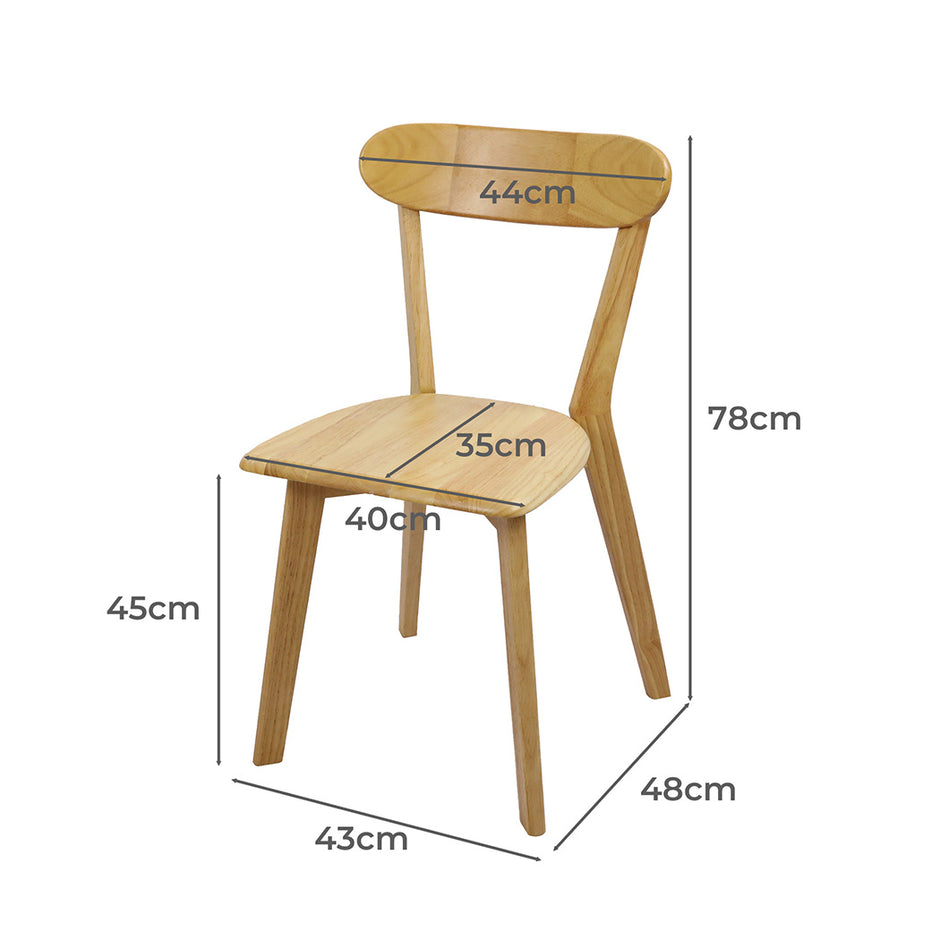 Levede 4x Dining Chairs Wooden Kitchen Chair-2006732733493153794