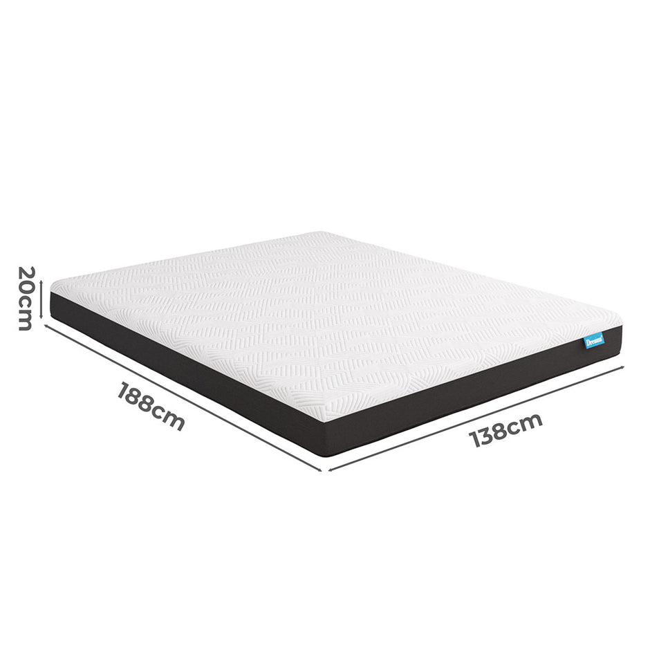 Dreamz Mattress Gel Memory Breathable Double-2006732829710487554