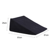 Cool Gel Memory Foam Bed Wedge Pillow Black 25-2006733149995929602