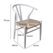Levede 4x Dining Chairs Wooden Hans White-2006732723045142530