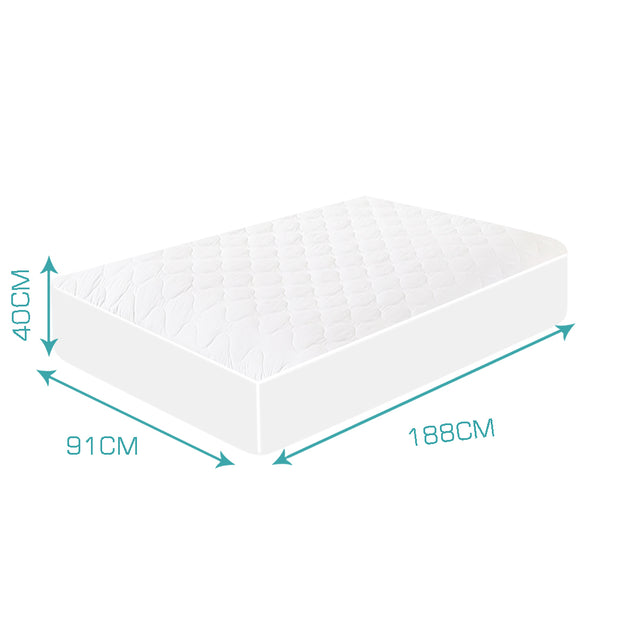DreamZ Fitted Waterproof Bed Mattress Protector Single-2018816621744885762