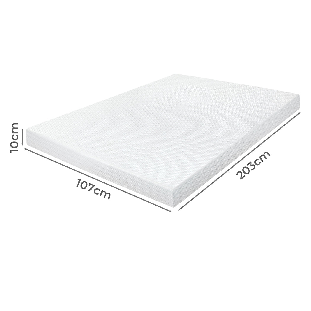 Dreamz Dual-Layer Memory Foam Mattress Topper 10cm-2017004948813910018
