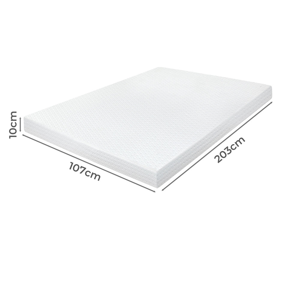 Dreamz Dual-Layer Memory Foam Mattress Topper 10cm-2017004948813910018