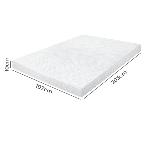 Dreamz Dual-Layer Memory Foam Mattress Topper 10cm-2017004948813910018